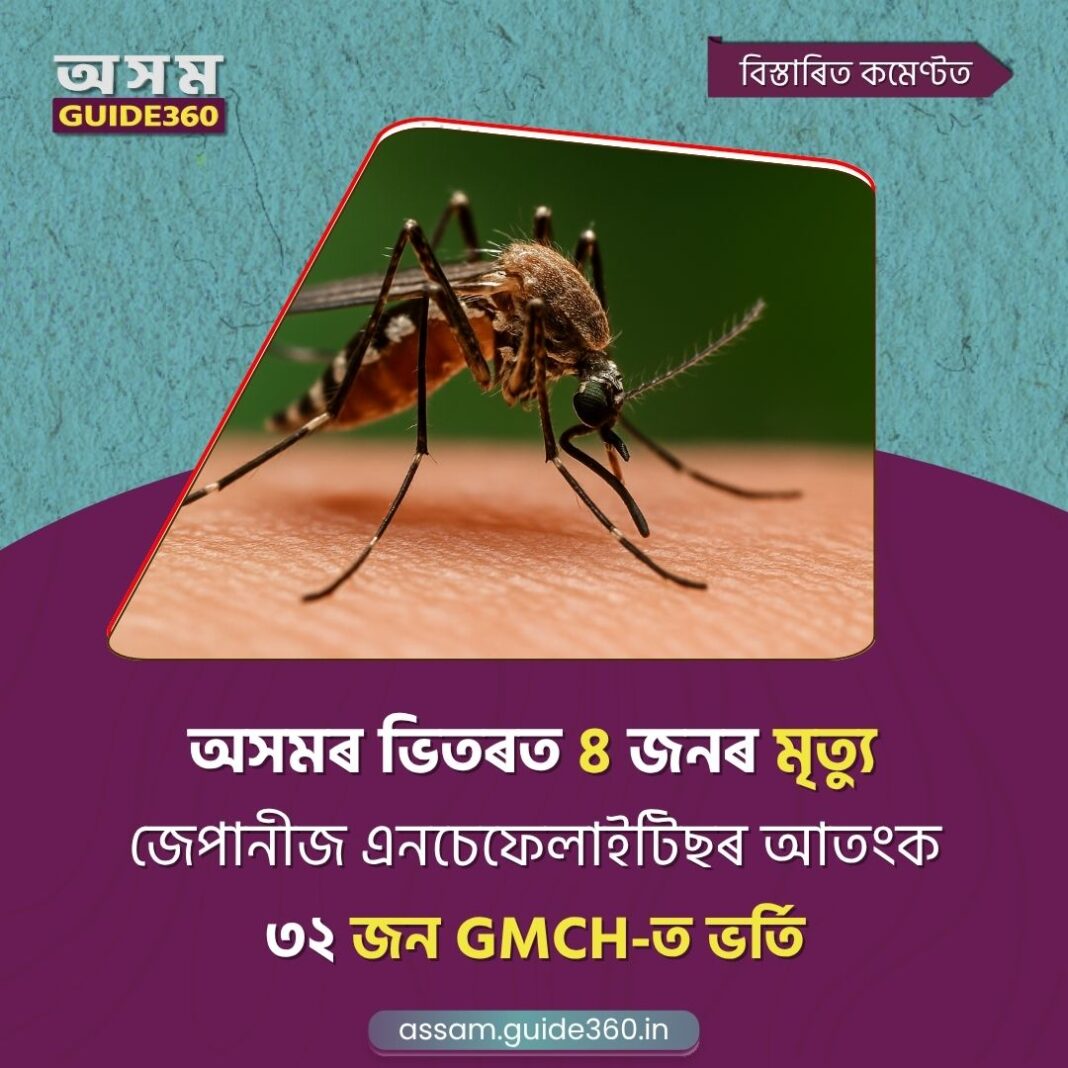 জপানী এনচেফেলাইটিছৰ (JE) কেছত অসমত উদ্বেগজনক বৃদ্ধি, GMCH-ত ৩২ গৰাকী ভৰ্তি, ৪ জনৰ মৃত্যু